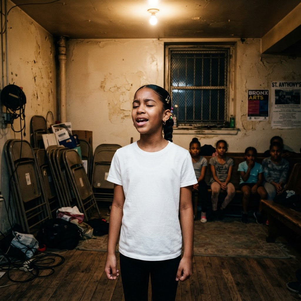 Children in an arts workshop